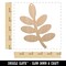 Leaf Branch Solid Unfinished Craft Wood Holiday Christmas Tree DIY Pre-Drilled Ornament